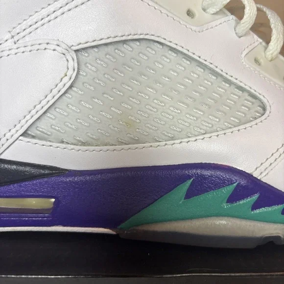 2013 Nike Air Jordan 5 Retro Grape 138027-108 Men's Size 12